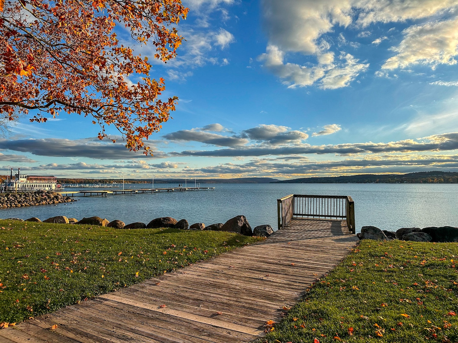 Canandaigua New York in Autumn